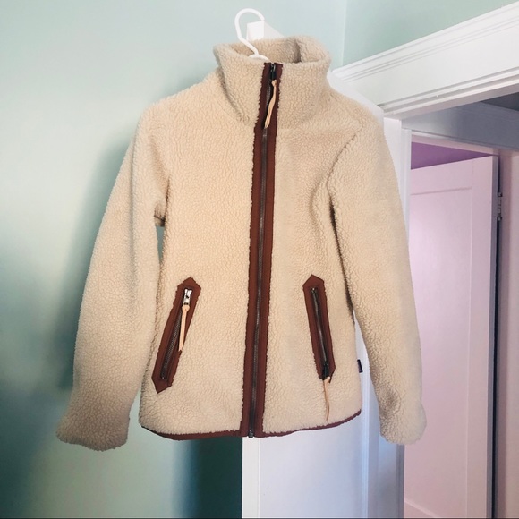 Patagonia Divided Sky Sherpa Jacket Size Extra Small cream - Picture 6 of 14